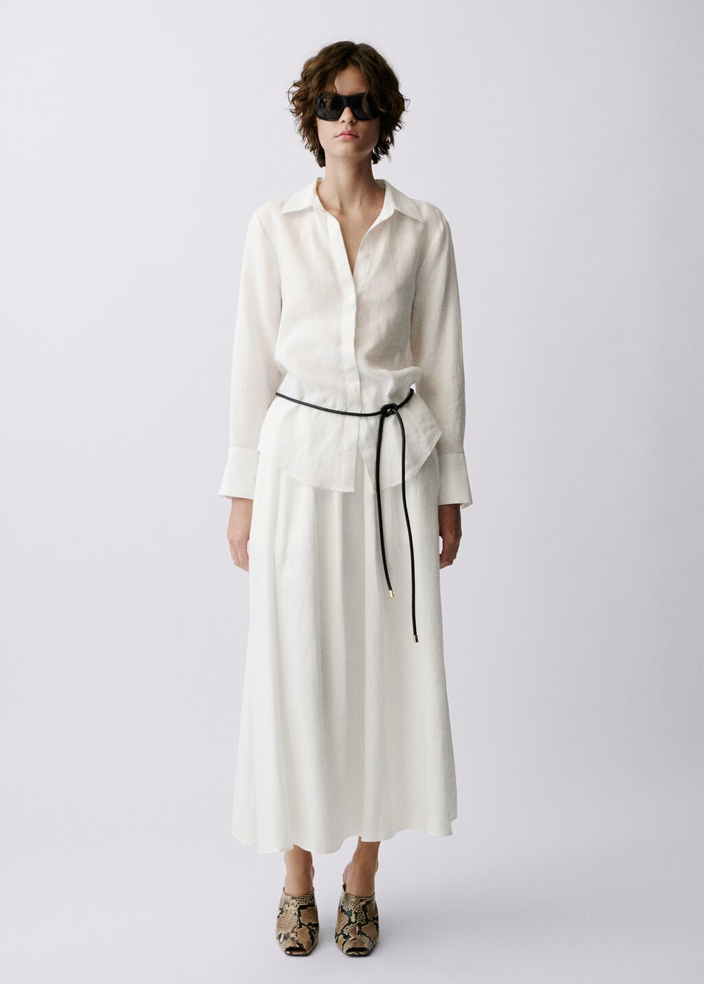 Льняная рубашка