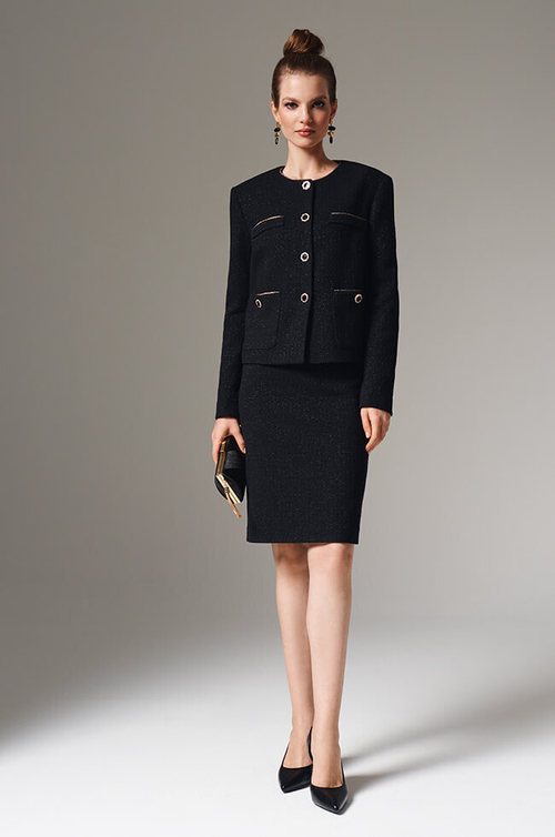 4855 Юбка женская (черный)