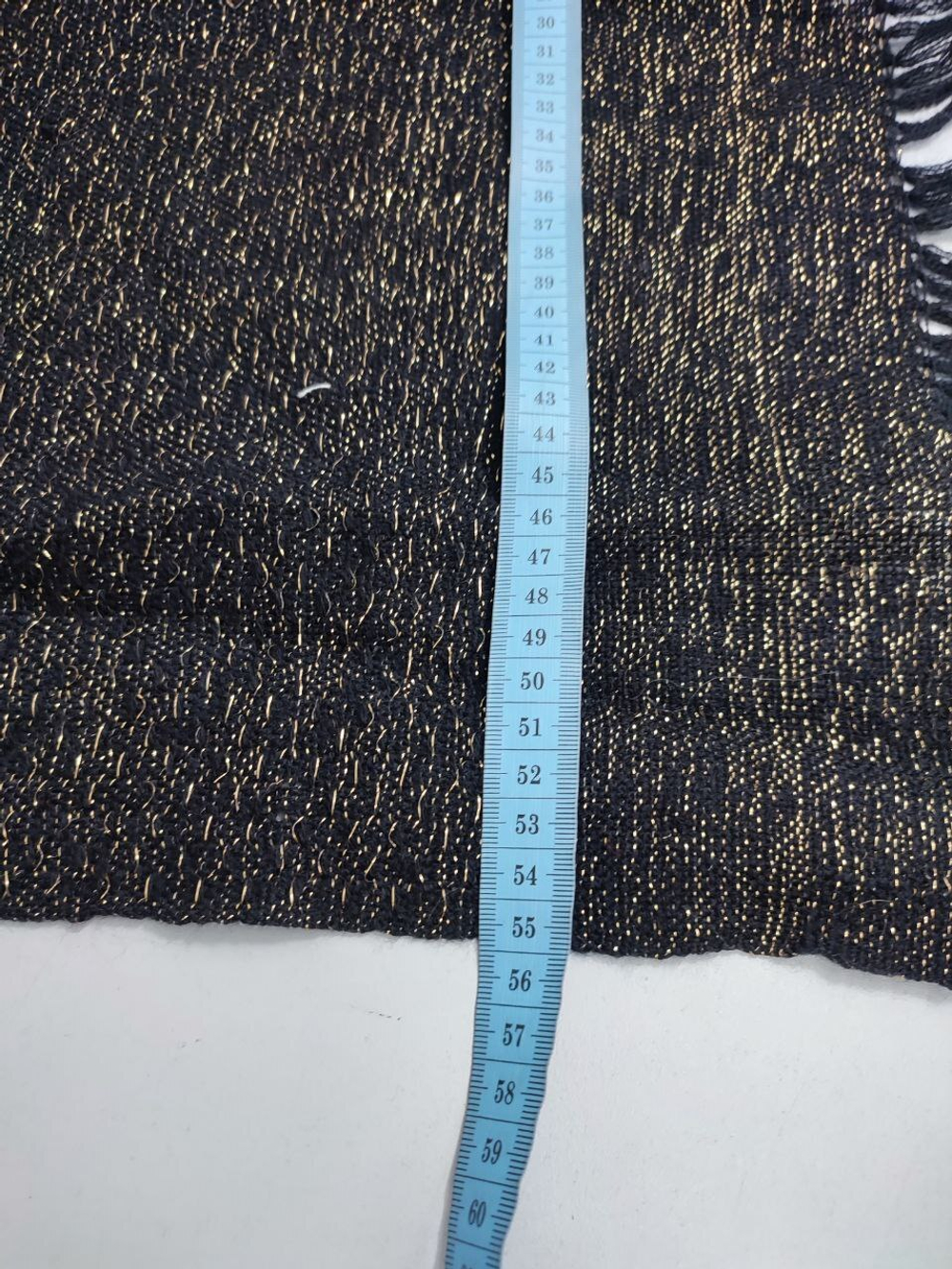 Шарф с шерстью блестящий