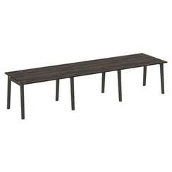 Onix Wood Стол переговорный (3 столешницы) OW.PRG-3.2 Дуб Мали/Дуб Темный/Металл Антрацит 3540*980*7