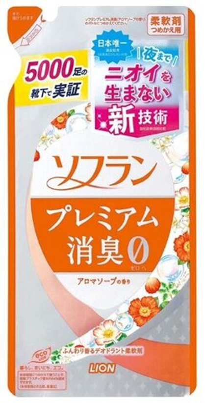 Кондиционер для белья Lion Япония Soflan Aroma natural, аромат мыла, 420 мл