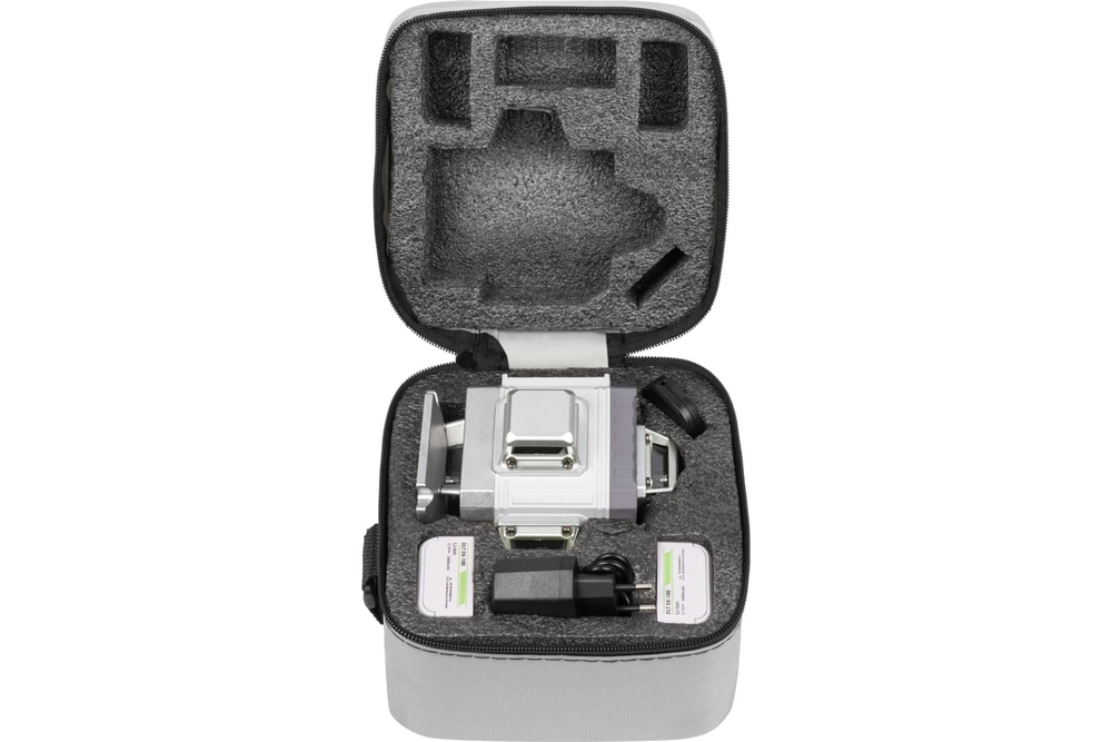 Нивелир лазерный DLT EK-100, 2 вертик. и 2 горизонт. линии (16 линий), дальность 30м 4431