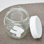 Банка стеклянная 0,5л Avena Drop (снежно-белый)