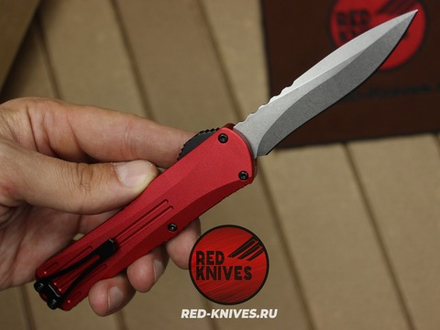 Heretic Knives Manticore-E S/E - красная рук, светлый клинок RK/Н99