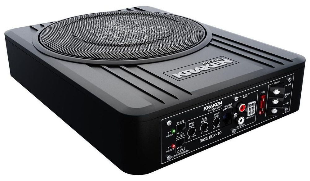 Автомобильный активный сабвуфер PROLOGY KRAKEN BASS BOX-10