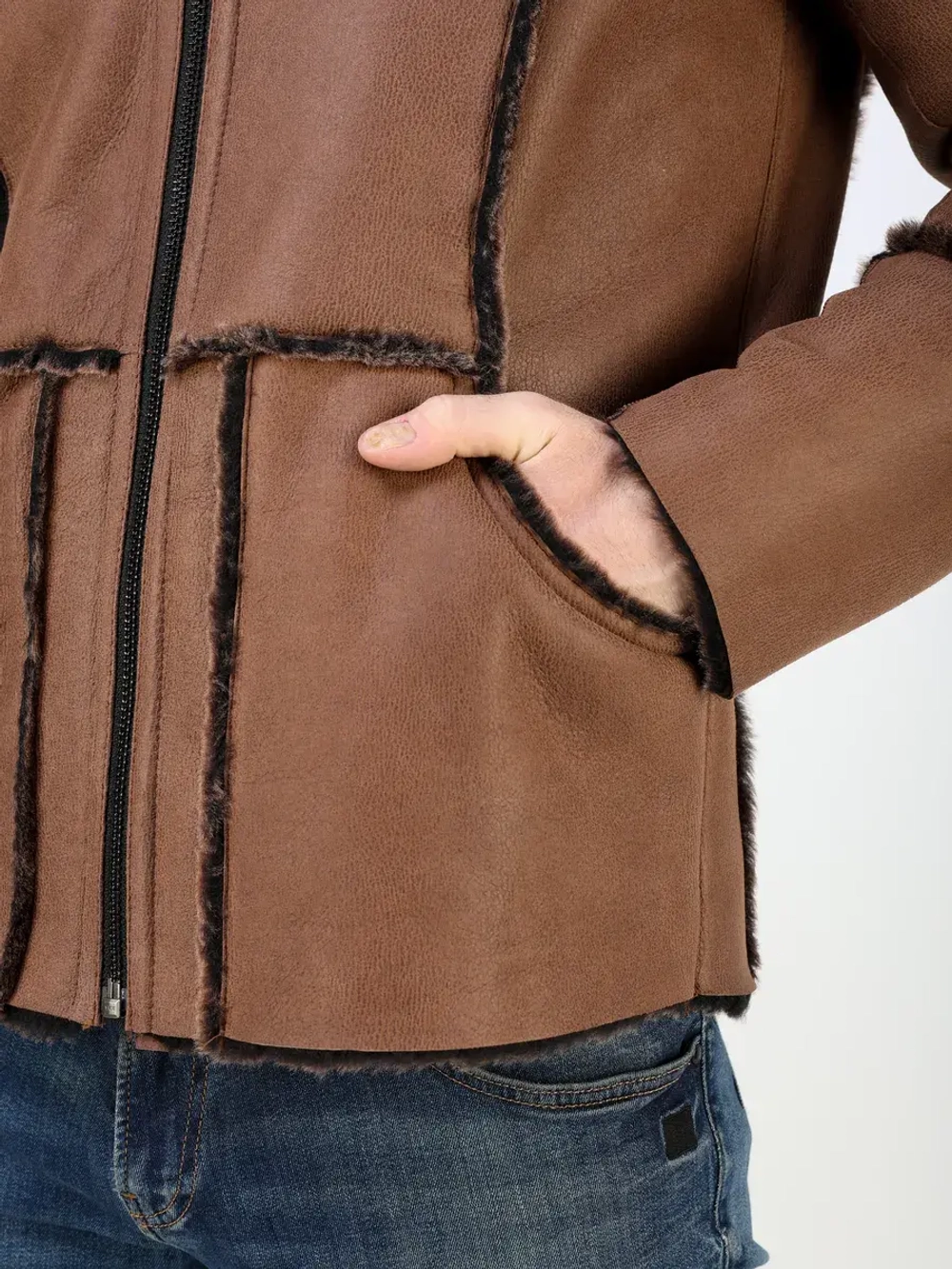 Дубленка зимняя натуральная