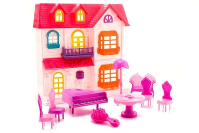 Дом для куклы с мебелью, пакет 666-883