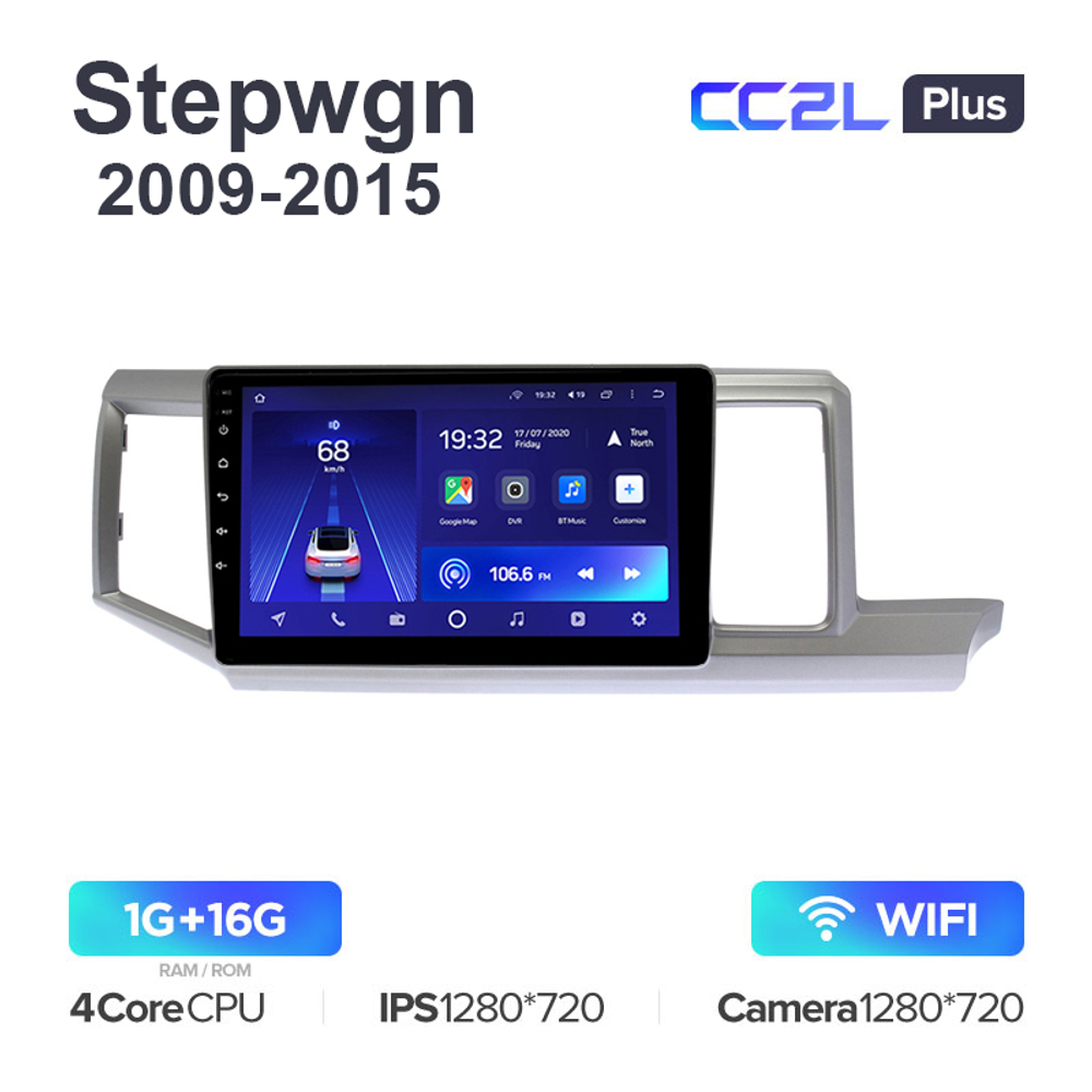 Teyes CC2L Plus 10,2"для Honda Stepwgn 2009-2015  (прав)