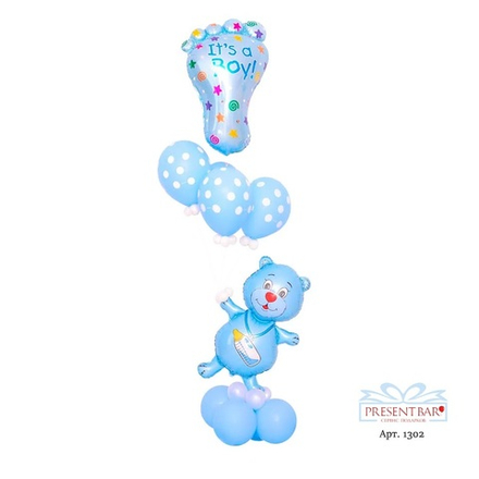 Воздушный сет на выписку мальчика