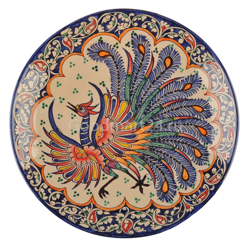 Ляган «Жар-птица» диаметром 38 см Риштан