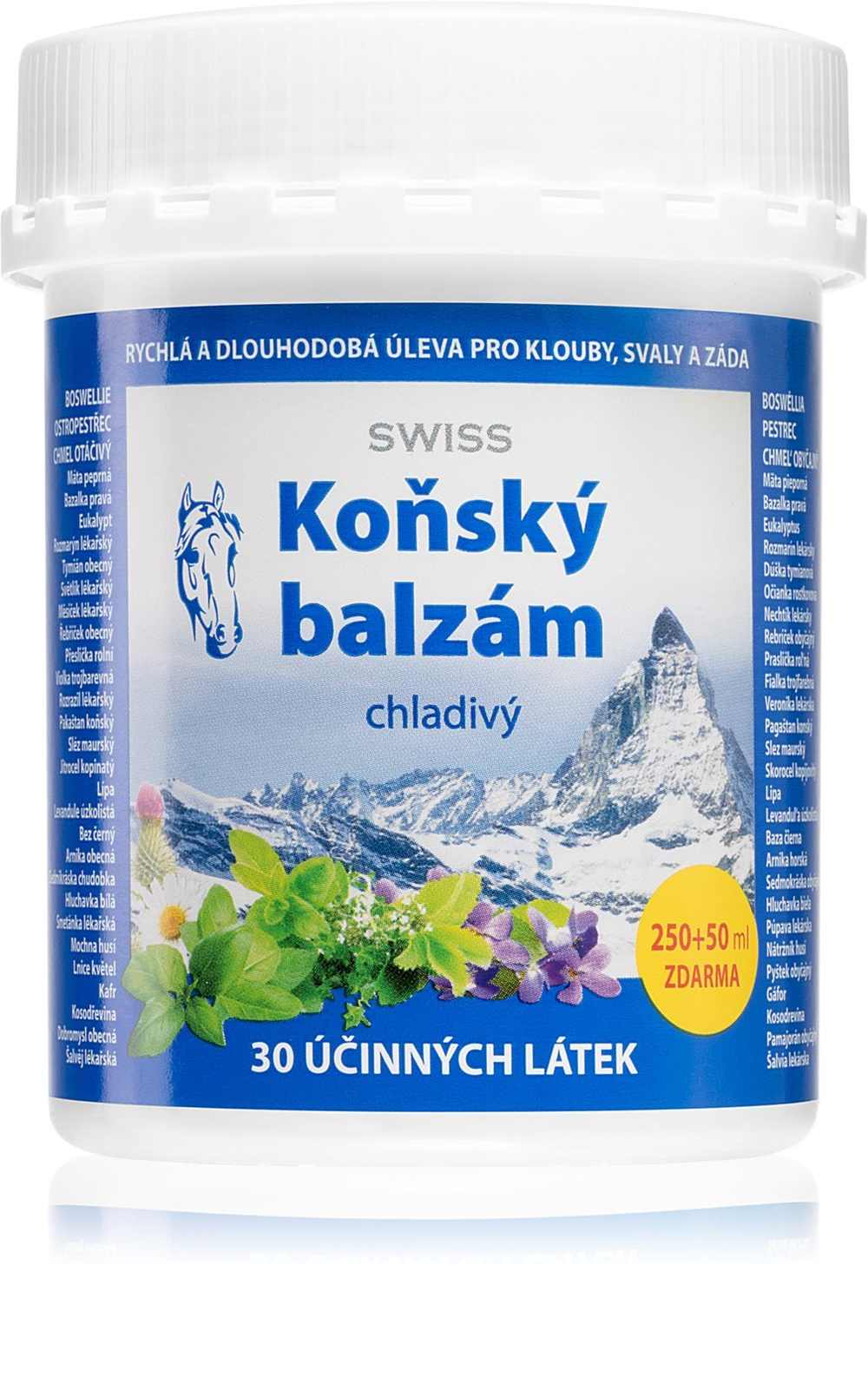 Swiss Horse balm Cool - охлаждающий бальзам /   300  ml  / GTIN 8594059731500