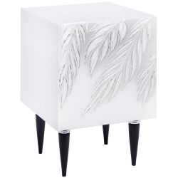 Тумба прикроватная Тропик Классика Айс Найт Сильвер правая