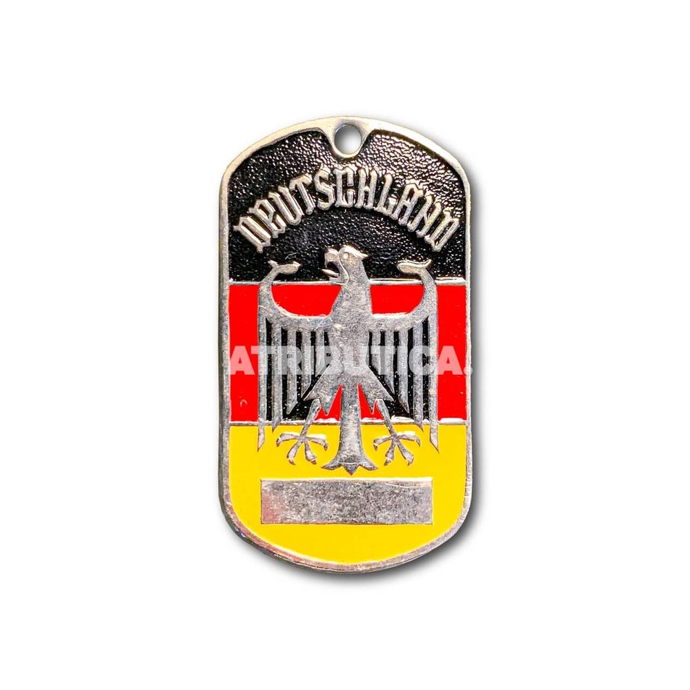 Жетон Армейский ( Военный ) Личный Deutschland ( Германия ) | ATRIBUTICASTORE.RU