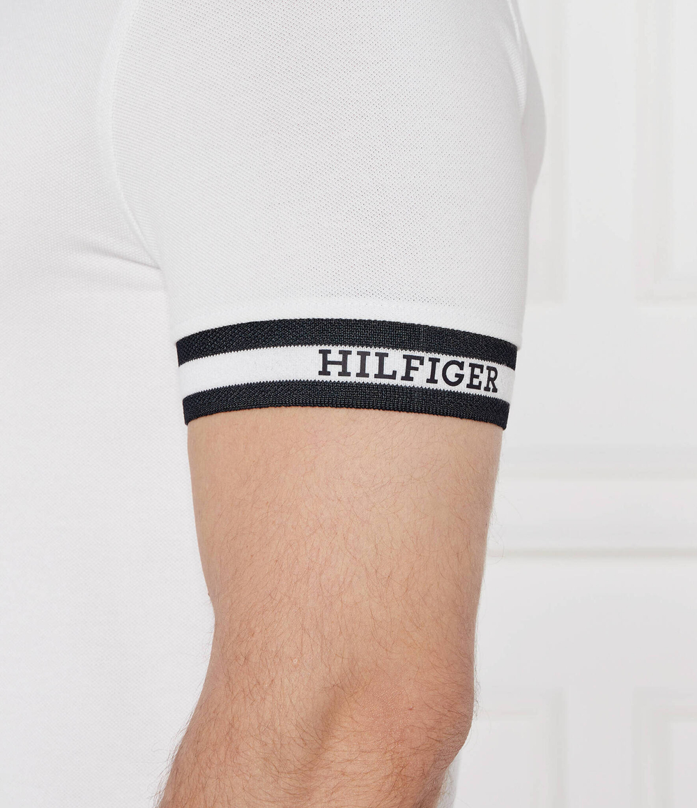 Поло Tommy Hilfiger - белый(MW0MW34737)