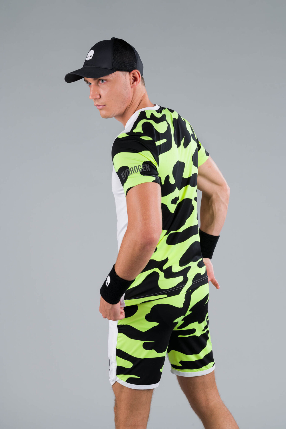 Мужская теннисная футболка  HYDROGEN CAMO TECH TEE (T00514-G06)