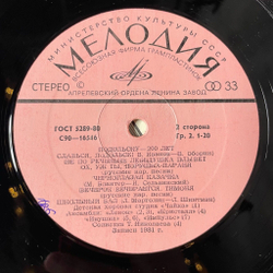 Винтажная виниловая пластинка LP Сборник Подольску 200 лет (СССР 1981)