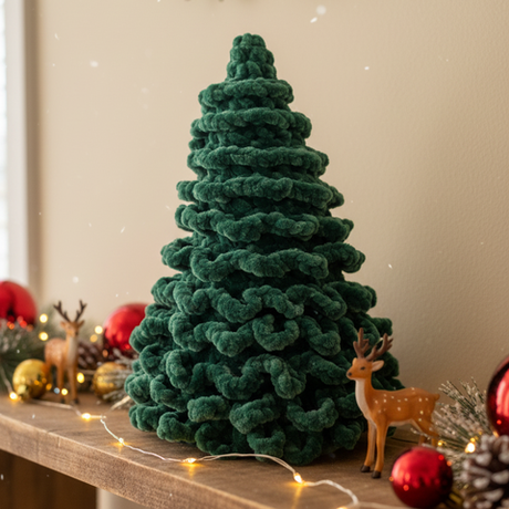 Вязаная ёлка (23 см)