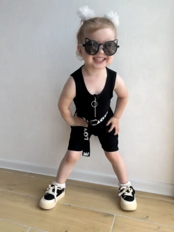 Комбинезон летний в рубчик