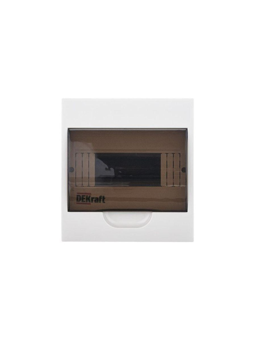 Корпус навесной ЩРН-П-8 20х18х10 8мод. IP41 пластик. DEKraft 31010DEK