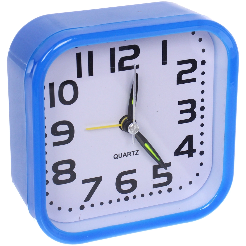 Будильник «Адели» 9,5*9,5*4см, микс цветов