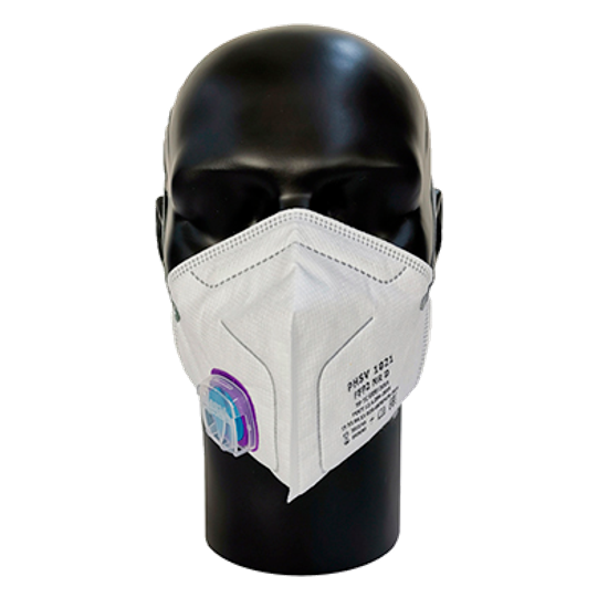 Респиратор PHSV 1021 (FFP2) c клапаном выдоха (индивидуальная упаковка)