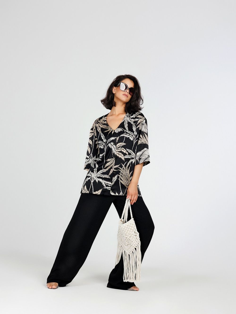 Блузка Стихия-1 Виотекс ЧЁРНЫЙ