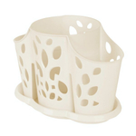 Сушилка для столовых приборов Plast Team 3х-секционная 177х110х130 мм молочный туман