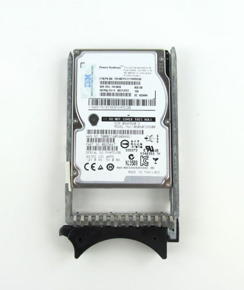 Жесткий диск IBM 600GB 10K SAS pSeries 6G 2.5&quot; 74Y7438