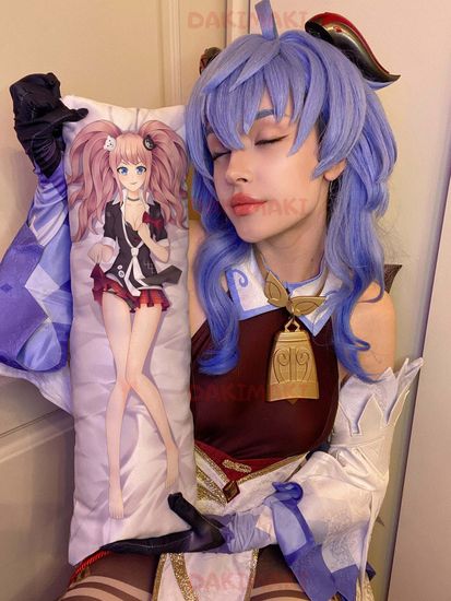 Мини дакимакура Джунко Эношима из Данганронпа арт. M0186, 60х20 см