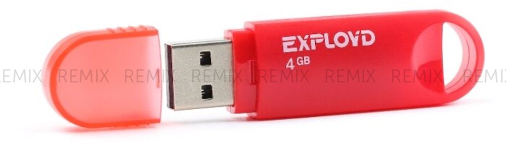 Флэш драйв USB   4GB 2.0 Exployd 570 (Red)