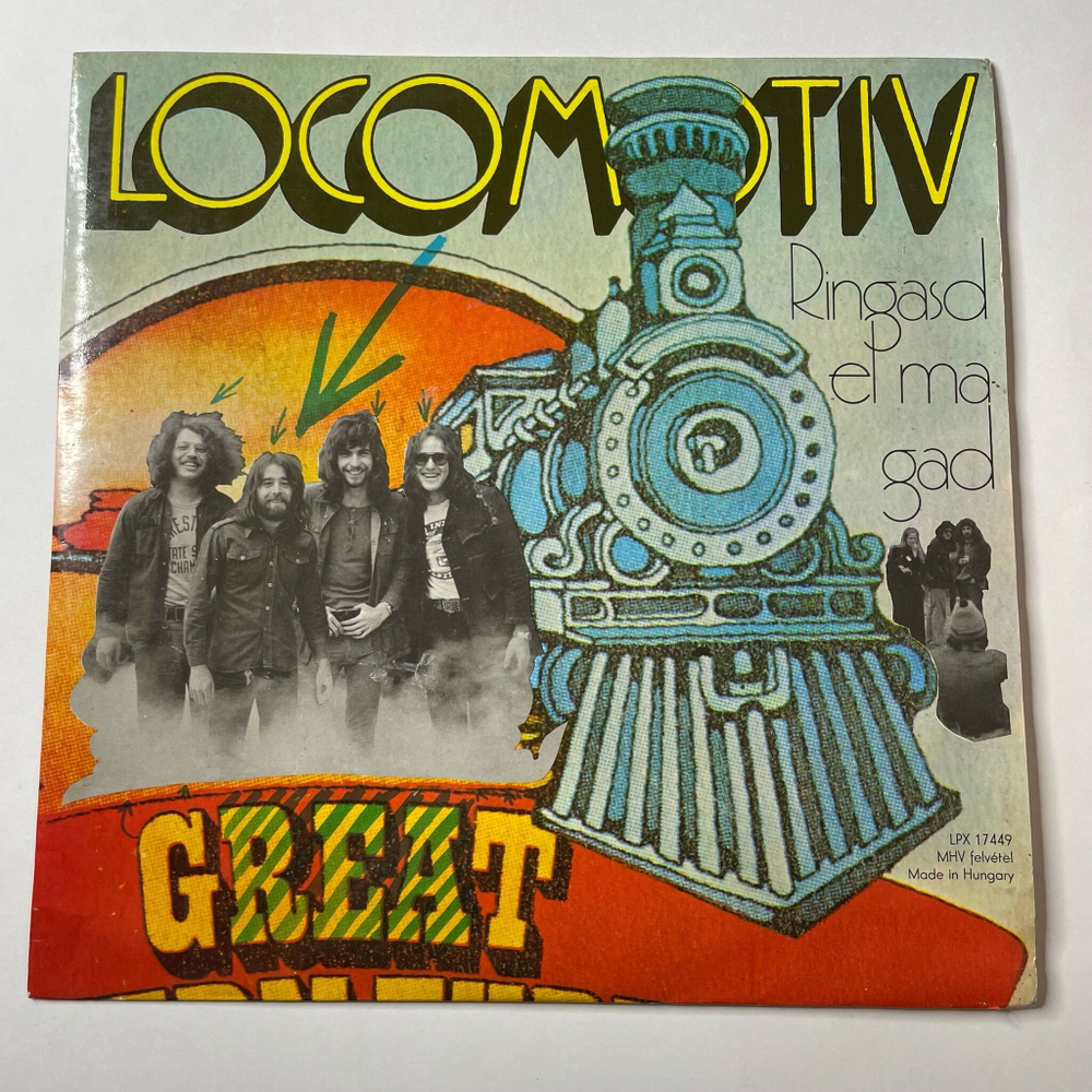 Винтажная виниловая пластинка LP Locomotiv GT Ringasd El Magad (Венгрия 1972)
