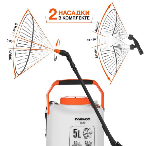 Опрыскиватель аккумуляторный Daewoo DSA 5Li