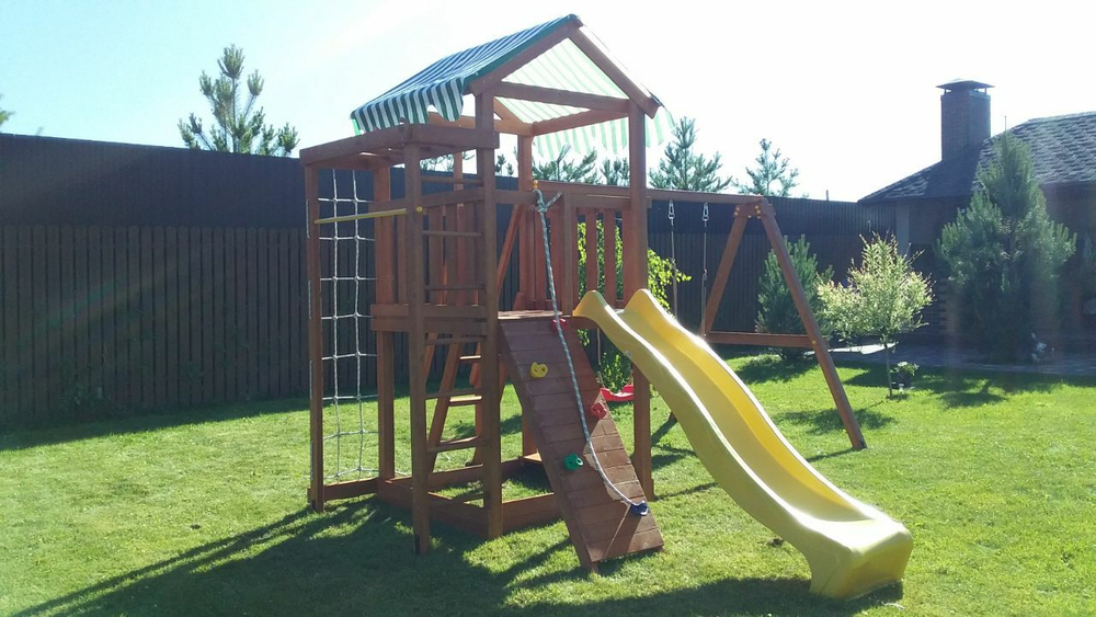 Детская площадка Савушка Мастер 5 (Махагон)