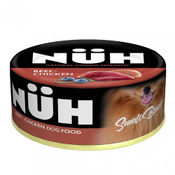 NUH для взрослых собак мелких пород с Говядиной и цыплёнком, банка 100 г