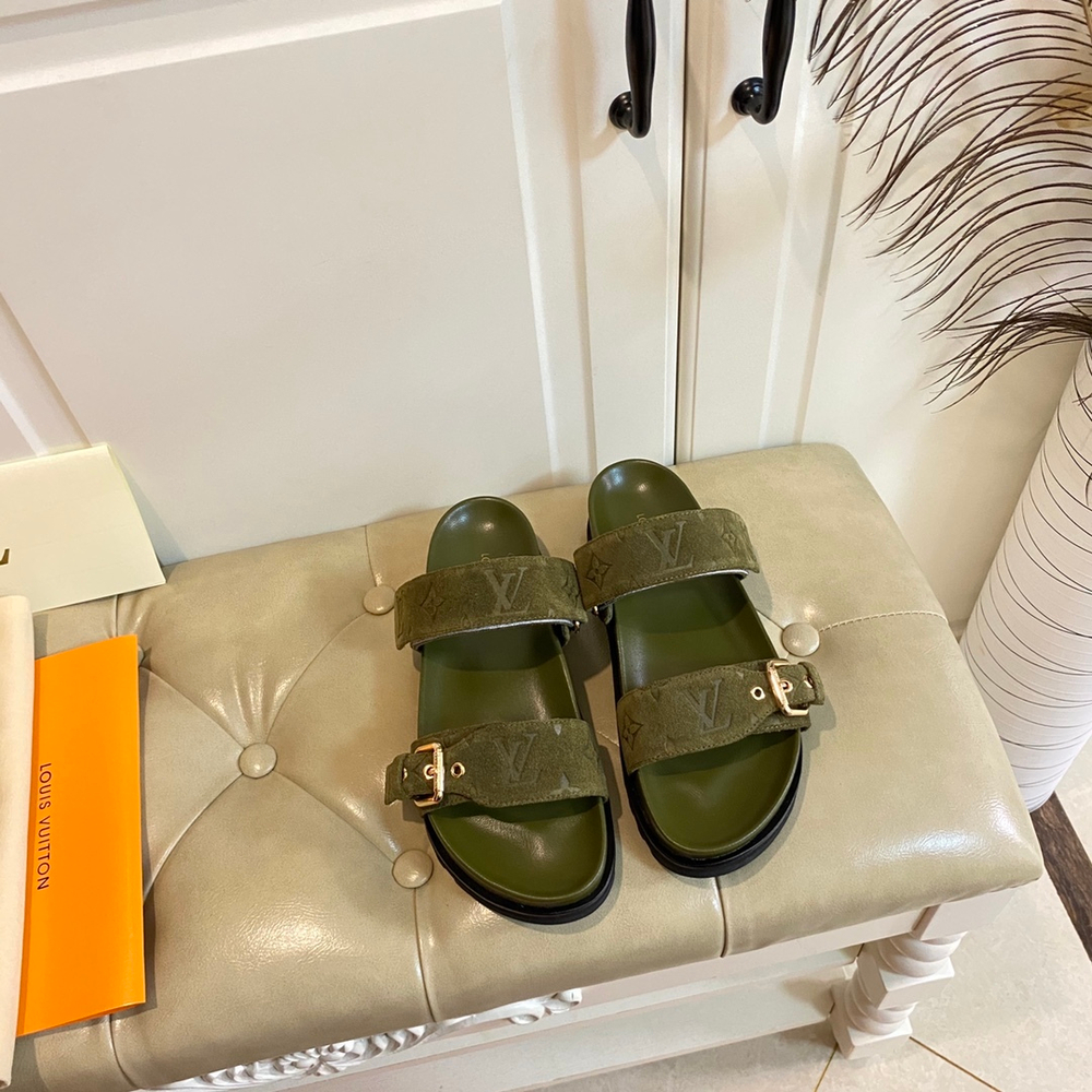 Louis Vuitton Bom Dia Flat Comfort Mule