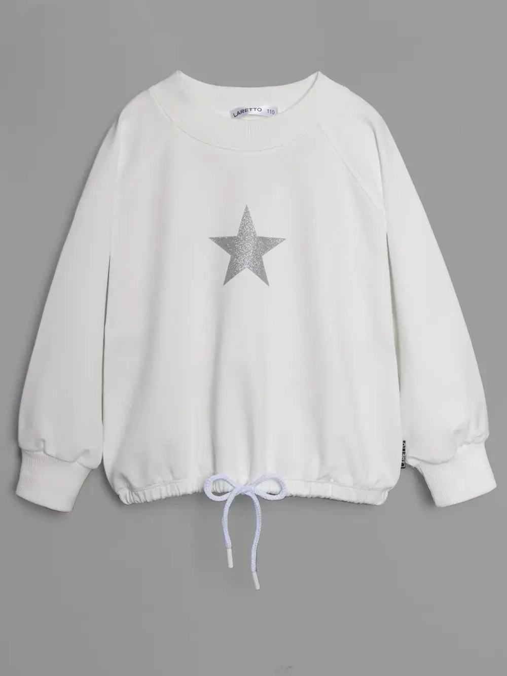 Свитшот для девочки осенний с завязками