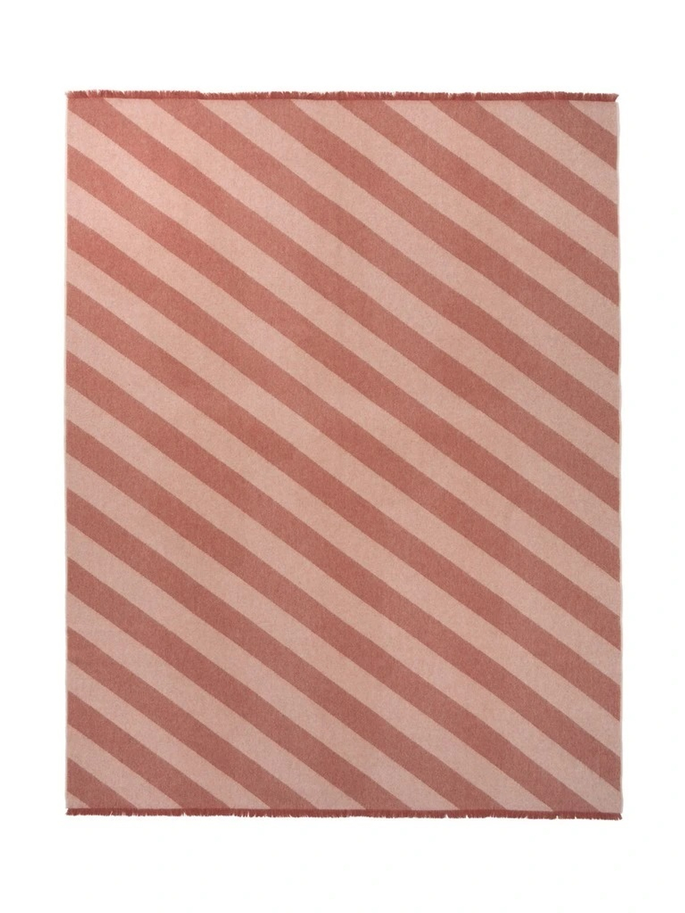 Плед Без коллекции Elvang 130x190 Красный / Бежевый