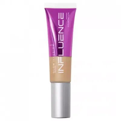 Тональная основа Influence Beauty Glow Illusion сияющая- 01 светло-бежевый
