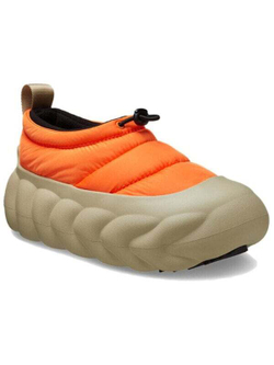 Кроссовки Crocs Overpuff Shorty Shocking Orange