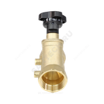 Клапан балансировочный ручной латунь 3180H Ду 15 G1/2" Ру16 Тмакс=120 оС ВР Kvs=2.94м3/ч без ниппелей Benarmo