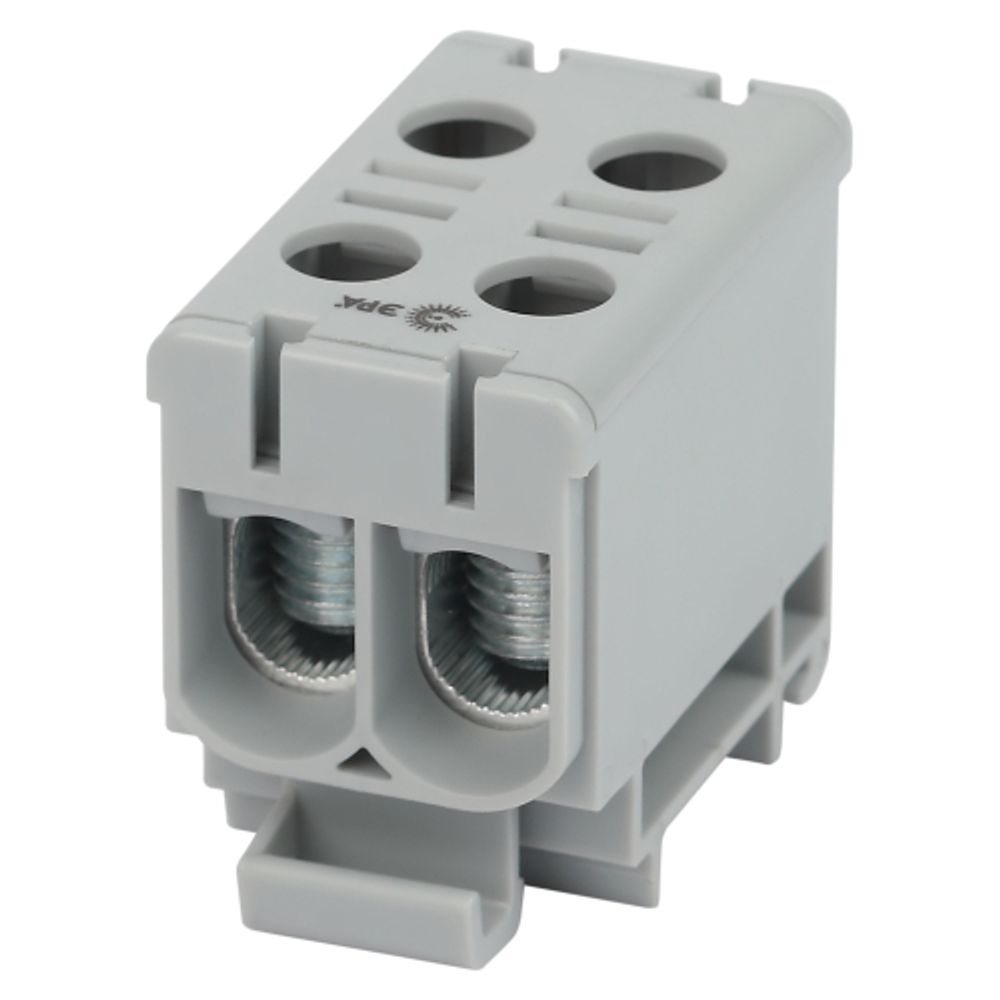 Клемма силовая вводная КСВ ЭРА NO-224-137 двойная (KE66) 6-50 мм2 серая L