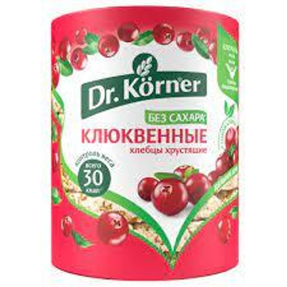 Dr.Korner Хлебцы Хрустящие Клюквенные 100г