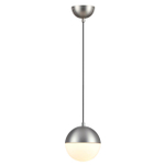 4959/1 PENDANT ODL22 345 мат.никель/металл/белый/стекло Подвес E27 1*40W PINGA