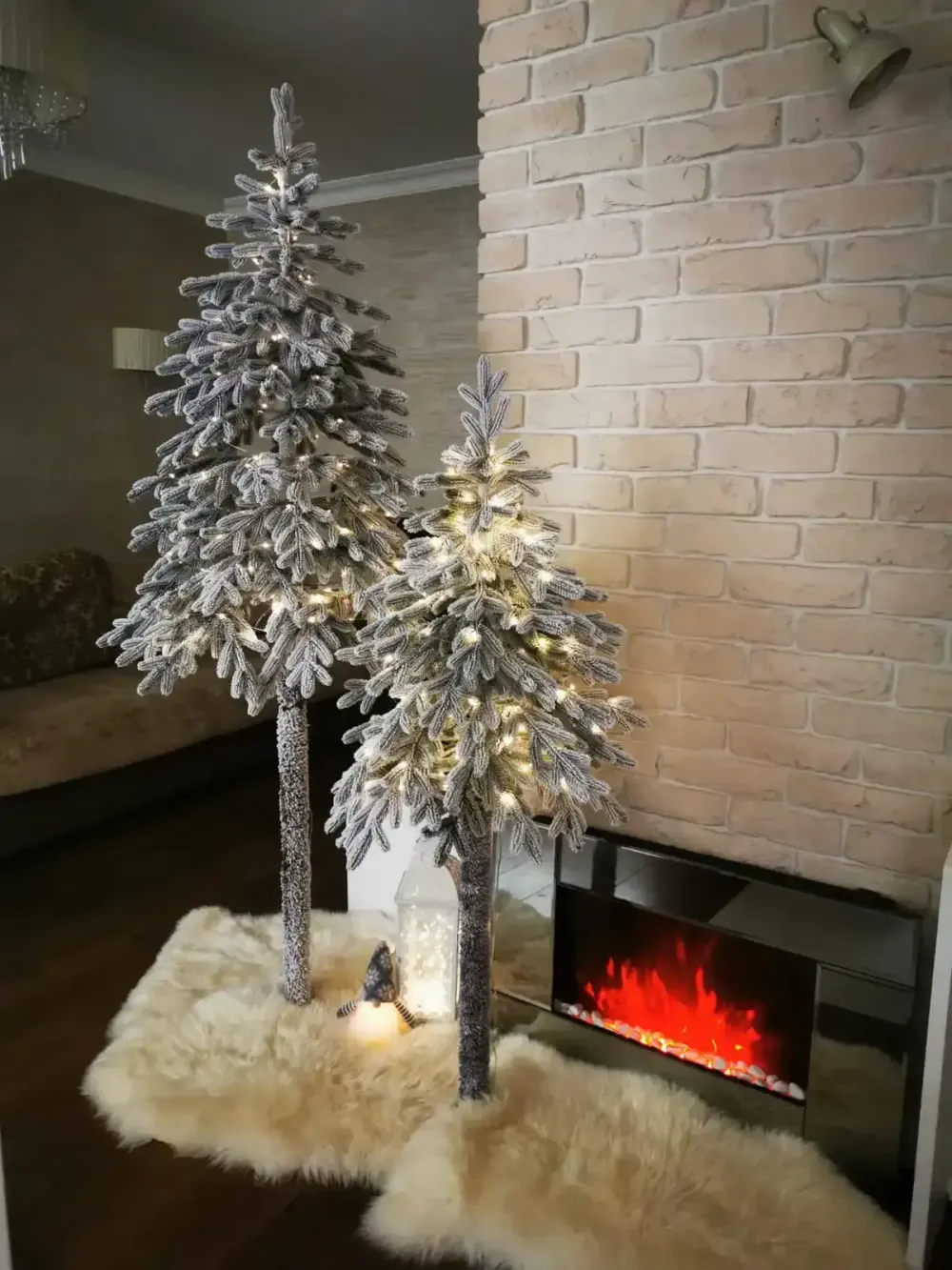 ель на ножке, Заснеженная "Тароко"