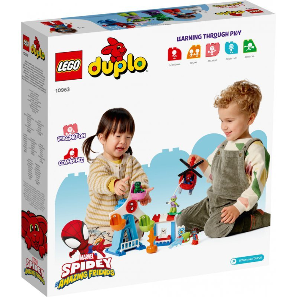 Конструктор LEGO DUPLO - Человек-паук и его друзья в парке развлечений 10963
