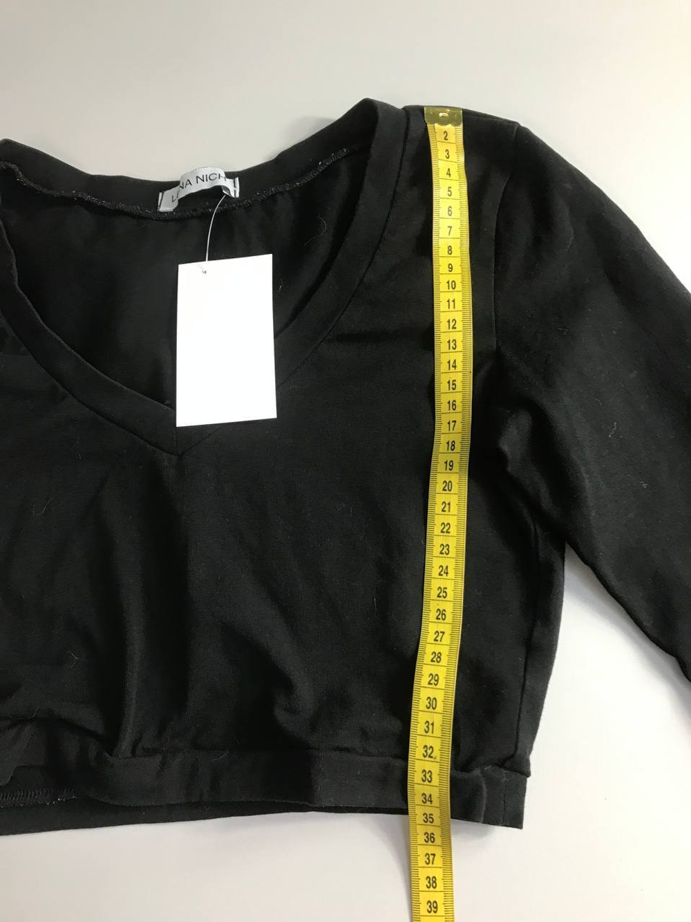 Футболка Lena Nichi укороченная, маркировка S, визуально 44 размер