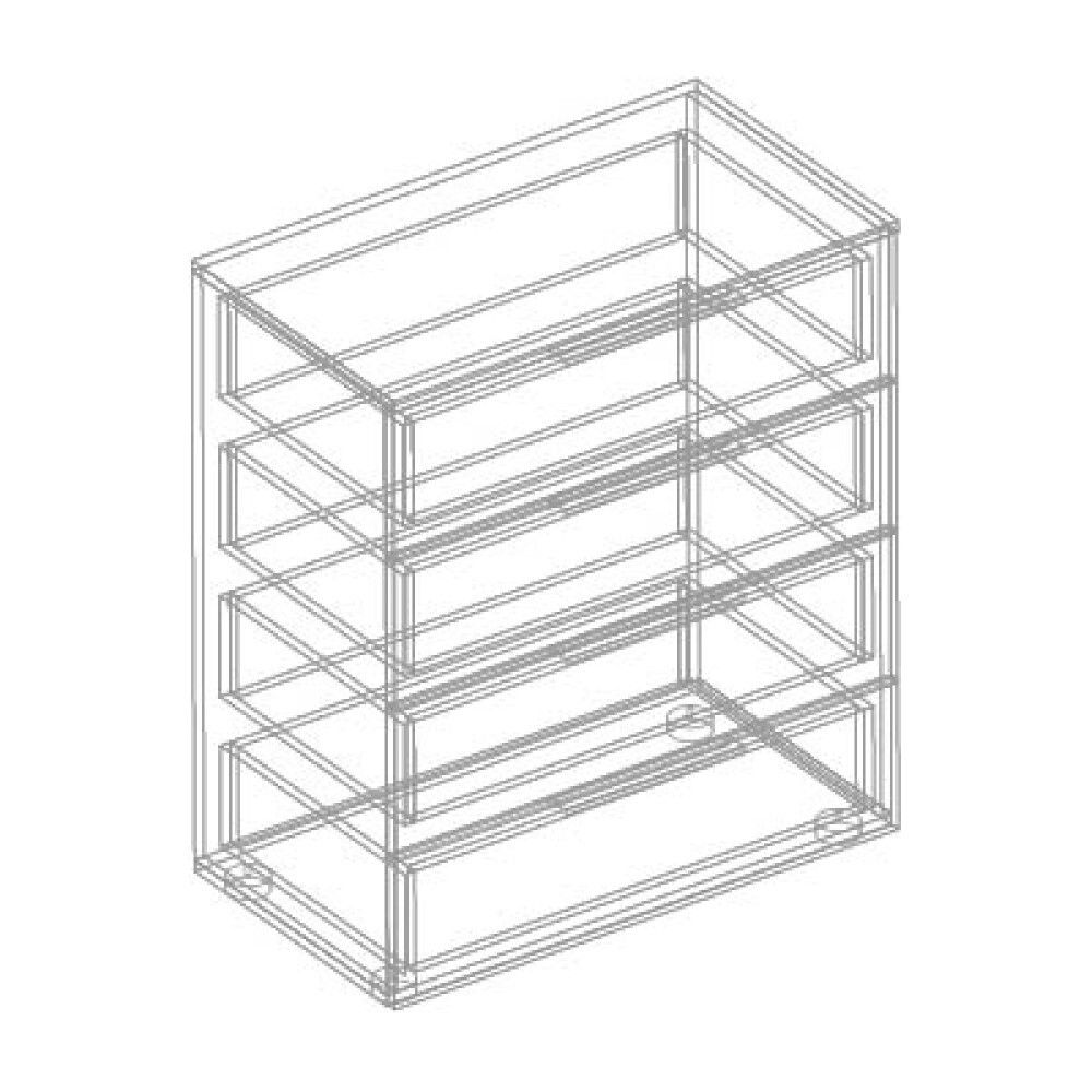 Комод с 4 ящиками МС "ВИТА"
