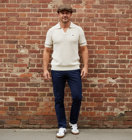 Футболка Поло из хлопка и льна MeleCL (Турция). Р-ры 46-52