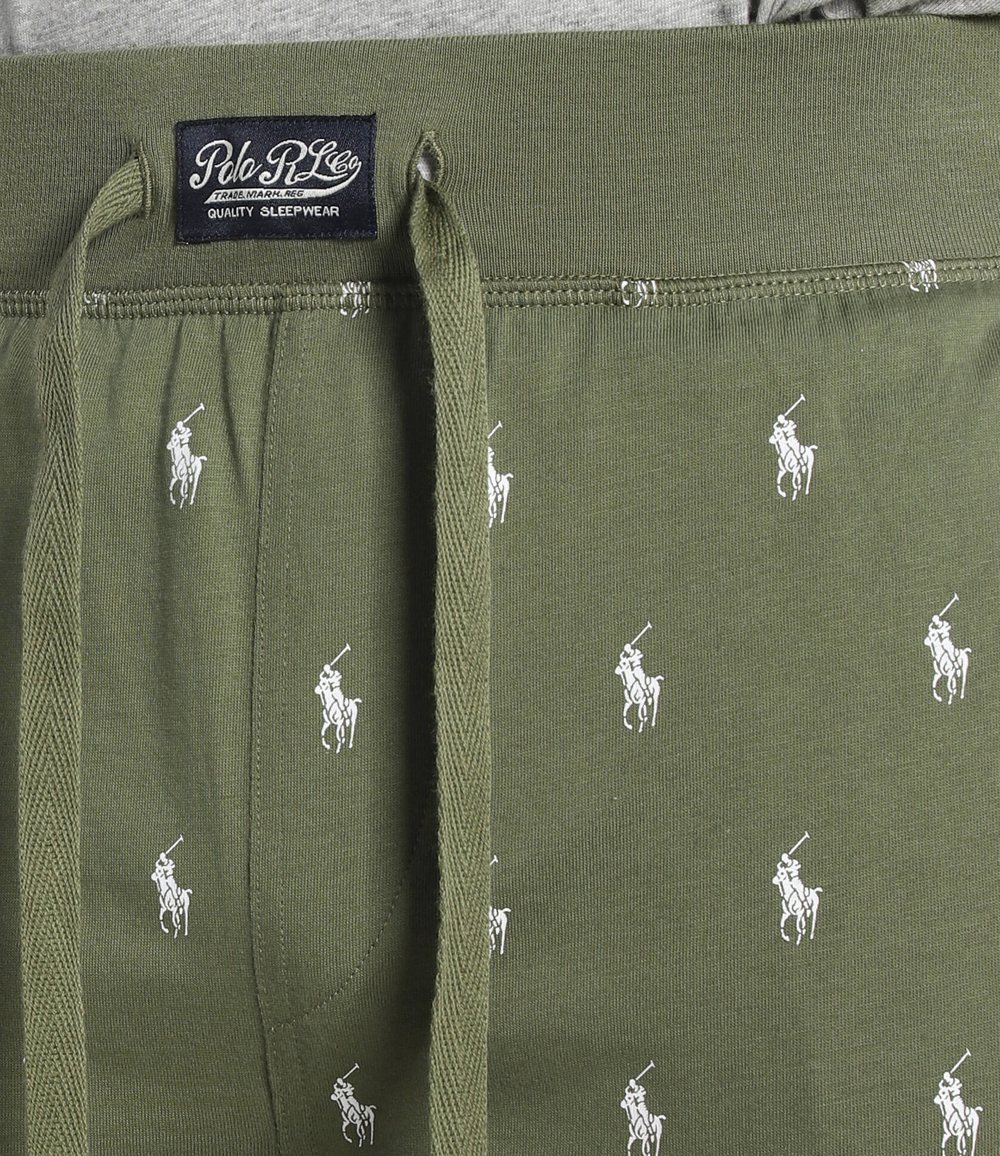 пижамные шорты POLO RALPH LAUREN - оливковый(714830280)