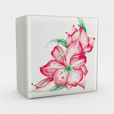 Салфетки бумажные с рисунком односл.тиснёные 100л.(1/40)